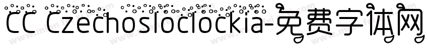 CC Czechosloclockia字体转换